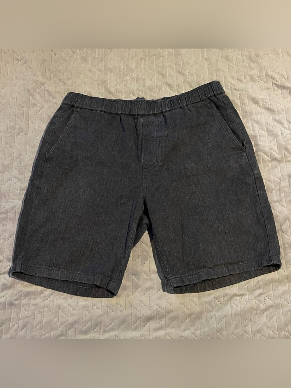Outerknown hemp/ organic cotton shorts mens medium pre-owned condition gray
